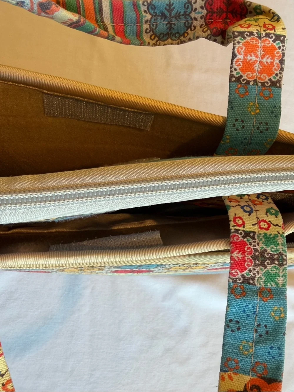 Kayond Boho Striped Multicolor Laptop Tote Bag